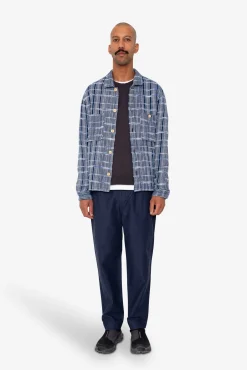 Patch Overshirt - Blue Tapestry