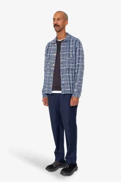 Patch Overshirt - Blue Tapestry