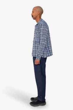 Patch Overshirt - Blue Tapestry