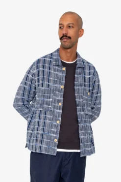 Patch Overshirt - Blue Tapestry