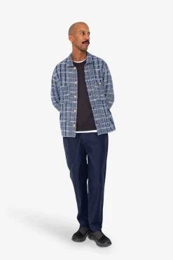 Patch Overshirt - Blue Tapestry