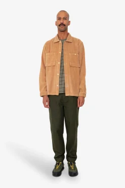 Patch Overshirt - Mink Chunky Cord