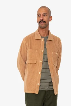 Patch Overshirt - Mink Chunky Cord