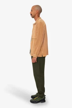 Patch Overshirt - Mink Chunky Cord