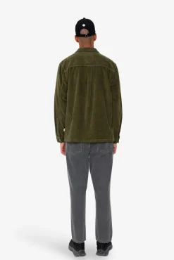 Patch Overshirt - Olive Chunky Cord