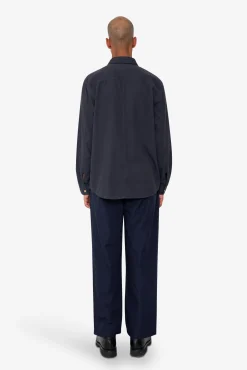 Plain Curve Shirt - Black