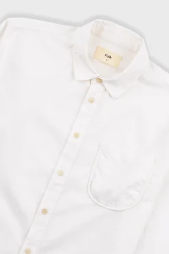 Plain Curve Shirt - Off White
