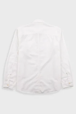 Plain Curve Shirt - Off White