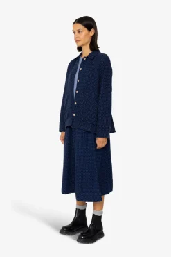 Pleated Shirt - Indigo Floatstitch