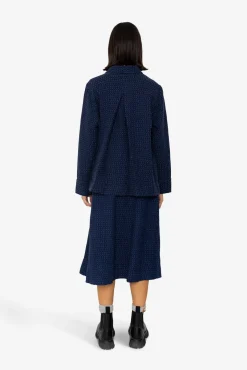 Pleated Shirt - Indigo Floatstitch