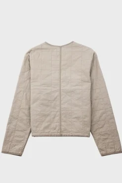 Quilted Liner Jacket - Smoke Grey Seersucker