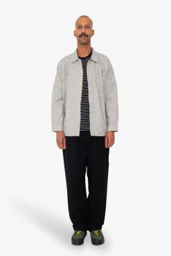 Raglan Shirt - Black Microstripe