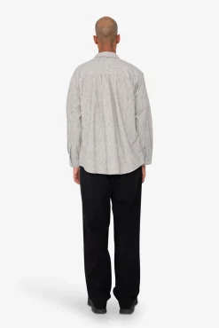 Raglan Shirt - Black Microstripe