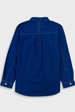 Raglan Shirt - Indigo Twill