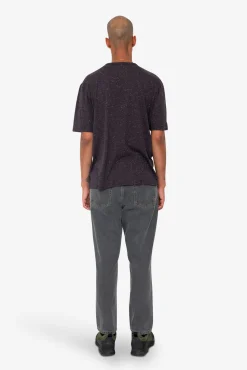 Relaxed Assembly T-Shirt - Black Grape Nep