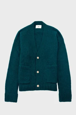 Relaxed Cardigan - Phthalo Green