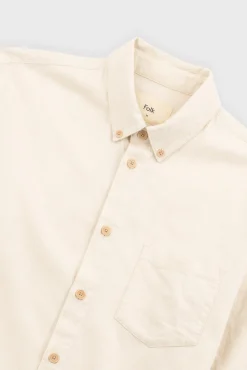 Relaxed Fit Shirt - Ecru Flannel