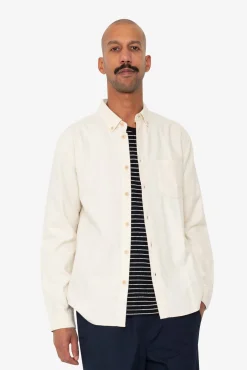 Relaxed Fit Shirt - Ecru Flannel