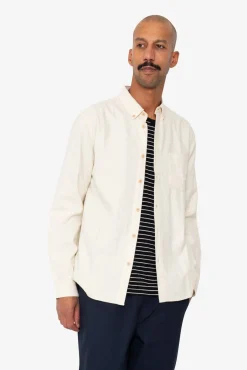 Relaxed Fit Shirt - Ecru Flannel