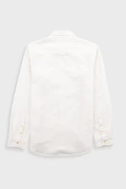 Relaxed Fit Shirt - Ecru Seersucker