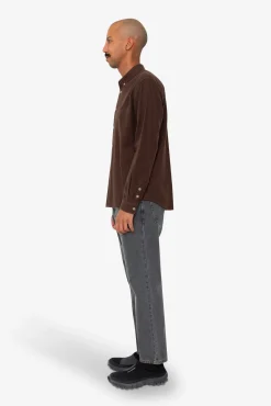 Relaxed Fit Shirt - Espresso Flannel