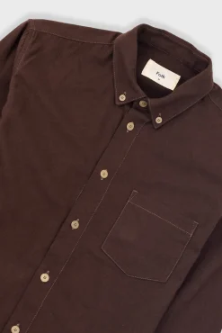 Relaxed Fit Shirt - Espresso Flannel