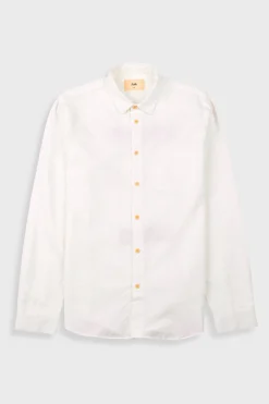 Relaxed Fit Shirt - White Slub