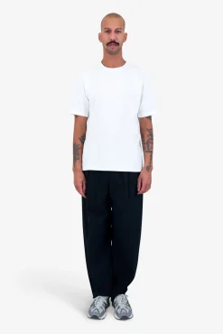 Short Sleeve Textured T-Shirt - Bright White