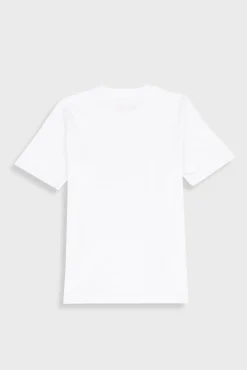 Short Sleeve Textured T-Shirt - Bright White