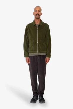 Signal Blouson - Olive Chunky Cord
