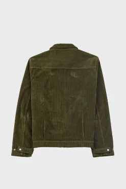 Signal Blouson - Olive Chunky Cord