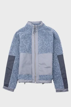 Signal Fleece - Soft Blue Curly Wool