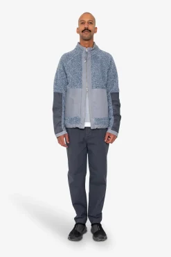 Signal Fleece - Soft Blue Curly Wool
