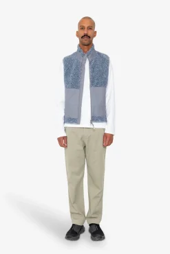 Signal Gilet - Soft Blue Curly Wool