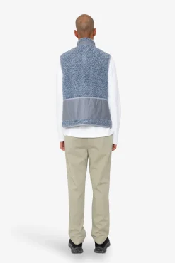 Signal Gilet - Soft Blue Curly Wool
