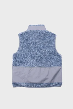 Signal Gilet - Soft Blue Curly Wool