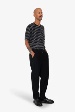 Signal Pant - Black Slub