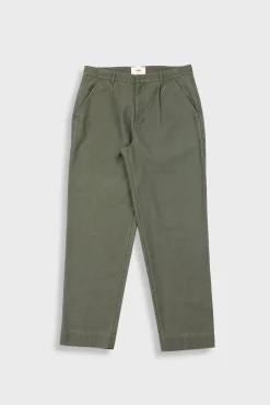 Signal Pant - Dark Olive Slub