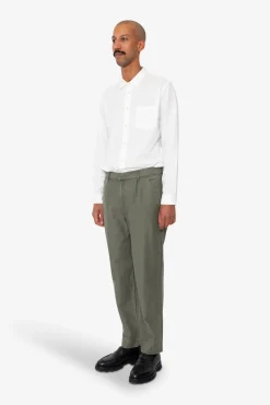 Signal Pant - Dark Olive Slub