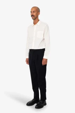 Signal Pant - Soft Black Brushed Stripe