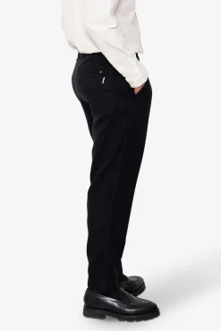 Signal Pant - Soft Black Brushed Stripe