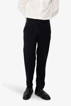 Signal Pant - Soft Black Brushed Stripe