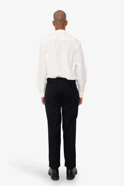 Signal Pant - Soft Black Brushed Stripe