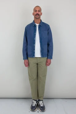 Twill Assembly Jacket - Dusty Blue
