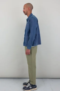 Twill Assembly Jacket - Dusty Blue
