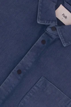Twill Assembly Jacket - Dusty Blue