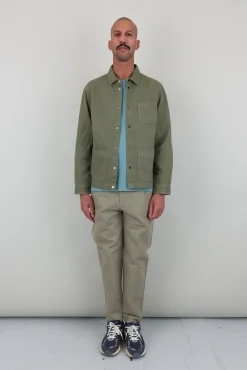 Twill Assembly Jacket - Olive