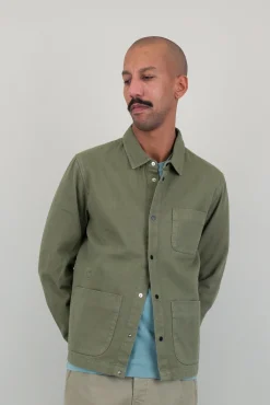 Twill Assembly Jacket - Olive