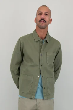 Twill Assembly Jacket - Olive