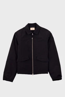 Wadded Bomber - Black Ripstop Nylon